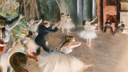 Rehearsal Onstage by Edgar Degas